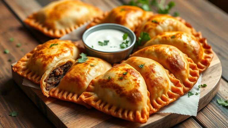 air fryer beef empanadas