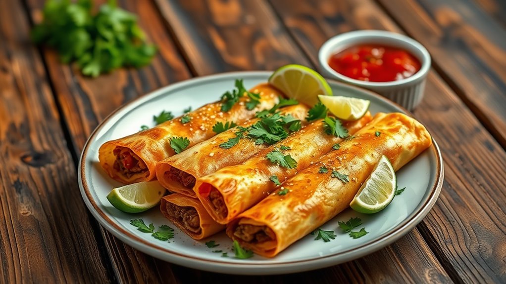 air fryer beef flautas recipes