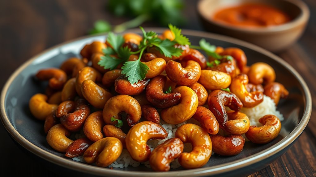 air fryer spiced nuts