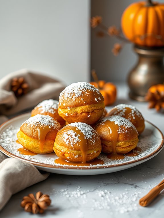 autumn inspired jewish donuts