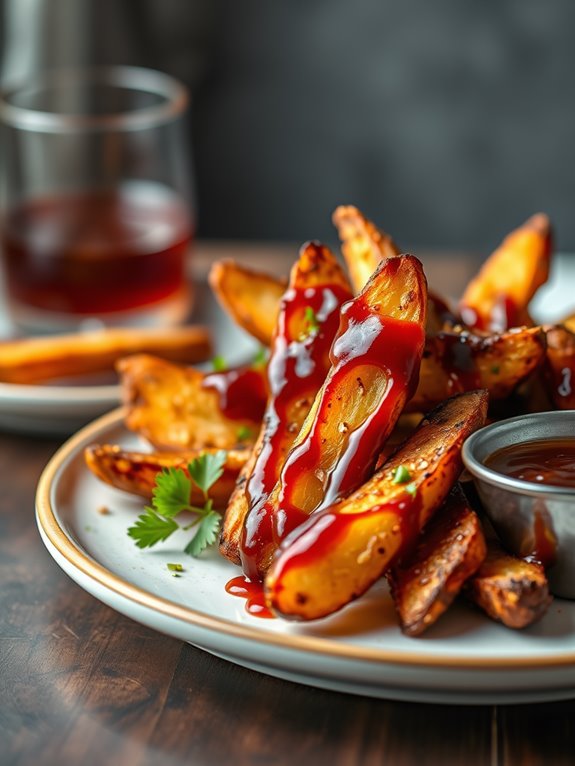 bbq flavored potato wedges