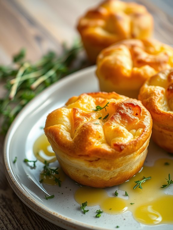 cheddar herb yorkshire puddings