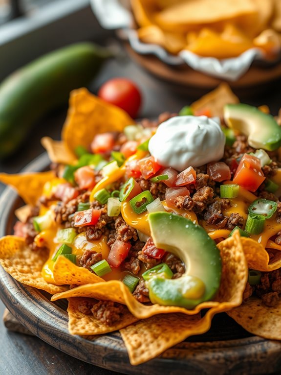 cheesy beefy tortilla delight