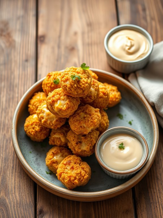 cheesy chicken steak bites