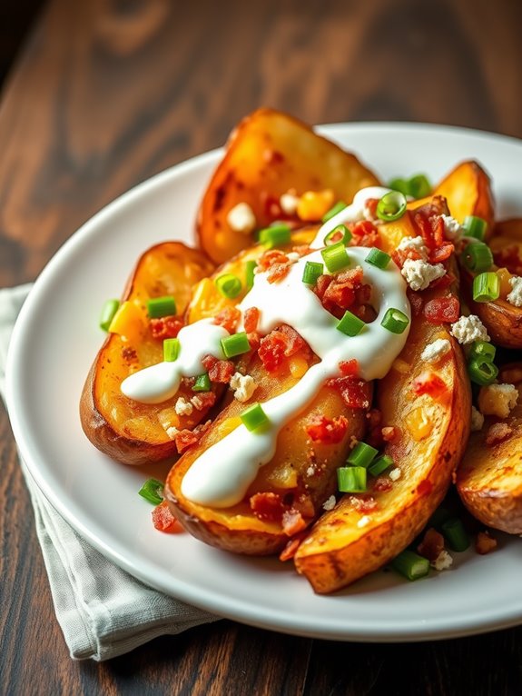 cheesy crispy potato snacks