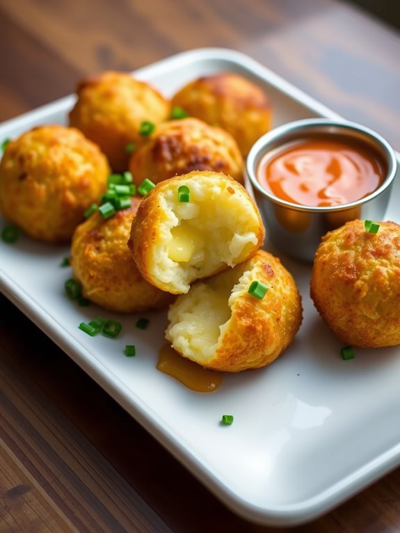 cheesy potato balls recipe