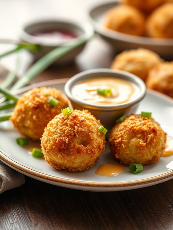 cheesy potato snack balls