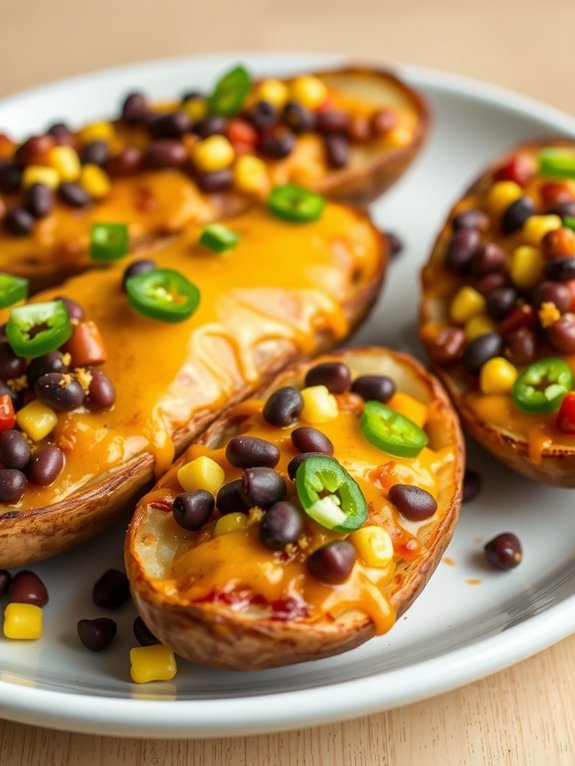 cheesy spicy potato appetizers