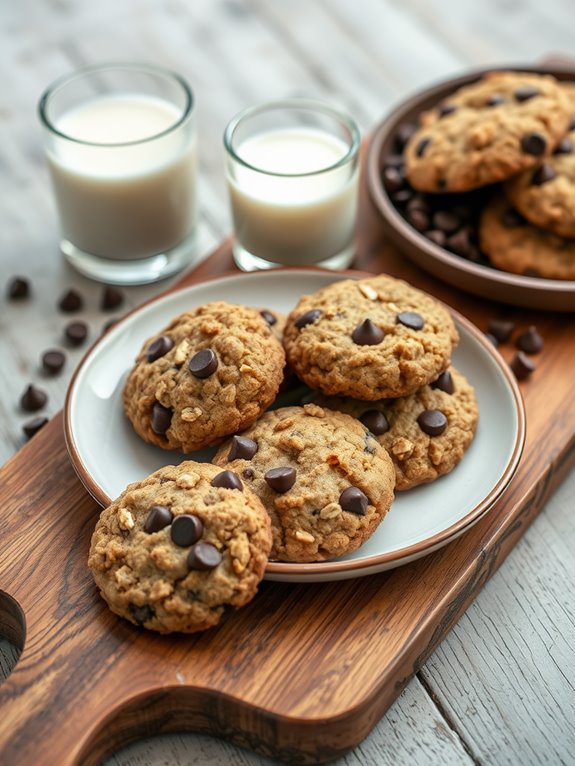 chewy oatmeal chocolate cookies