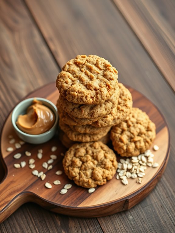 chewy peanut butter cookies