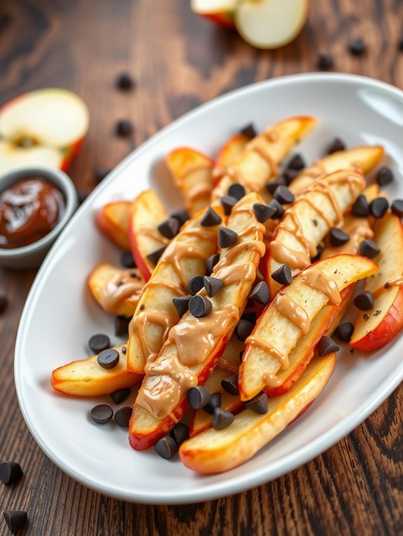 chocolate chip peanut butter fries