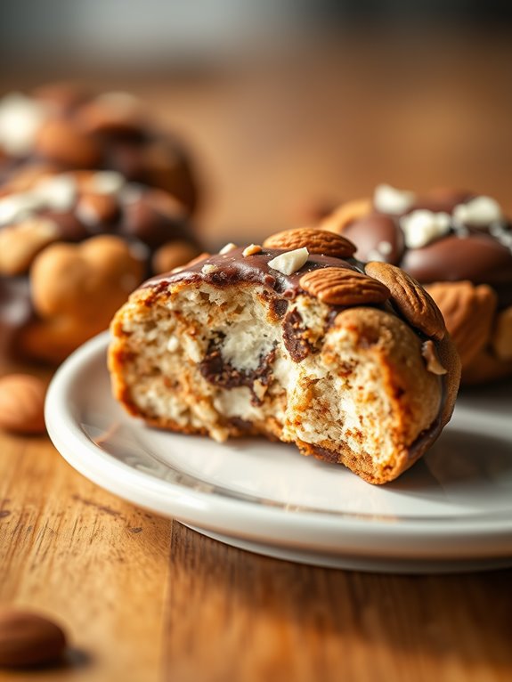 chocolate coconut almond cookie