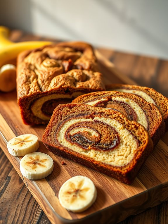 cinnamon infused banana loaf