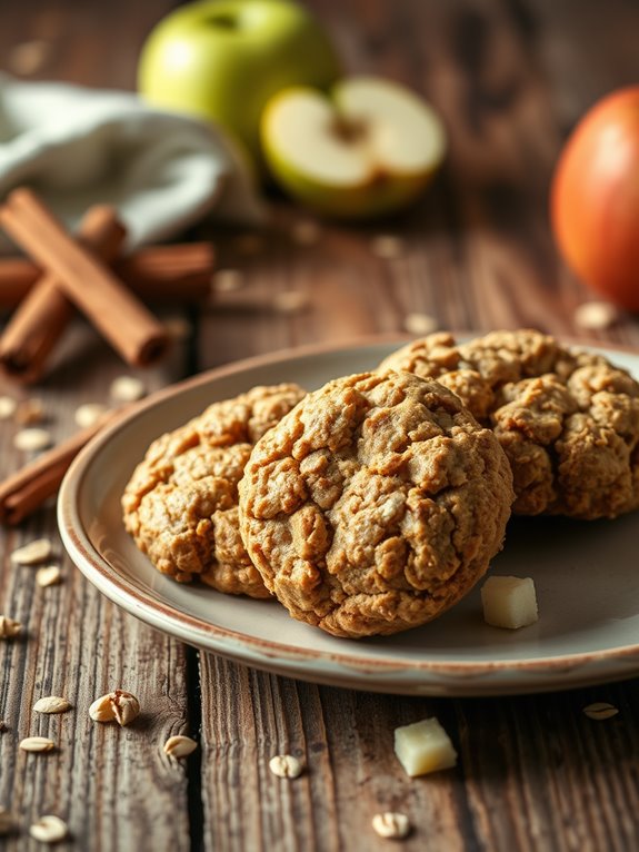 cinnamon spiced oatmeal cookies