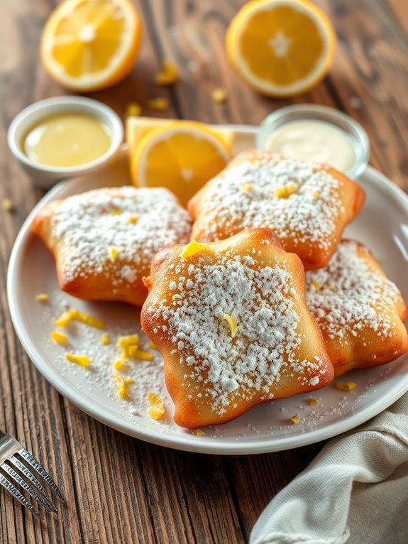 citrusy fried pastry treats