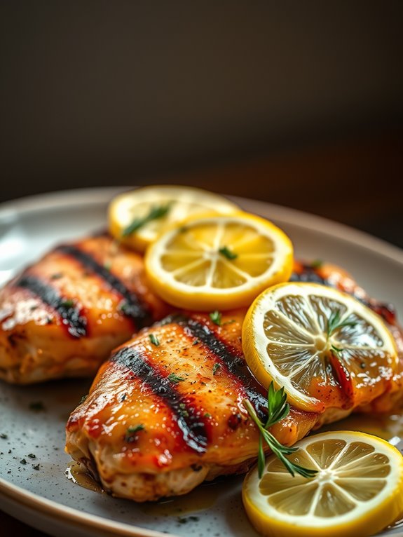 citrusy marinated grilled chicken