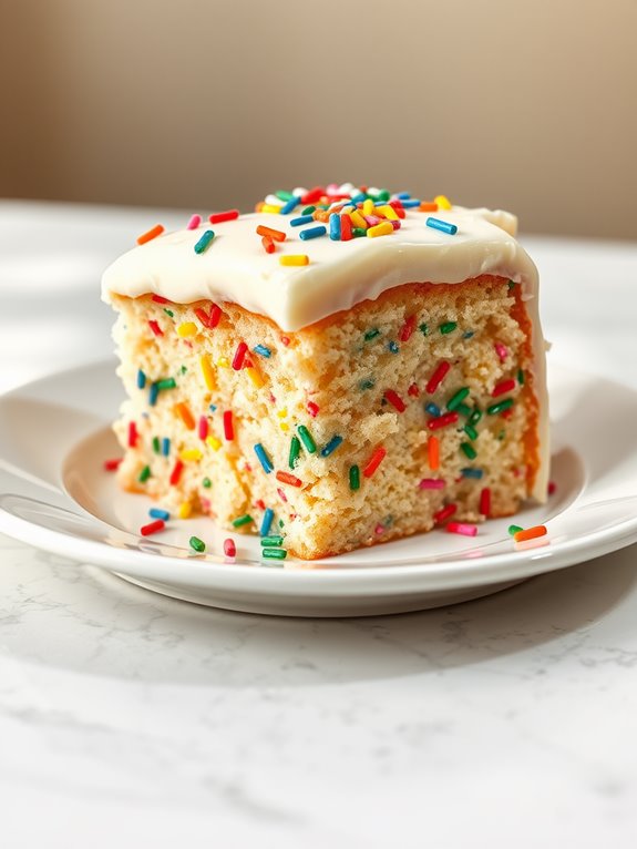 colorful festive birthday cake