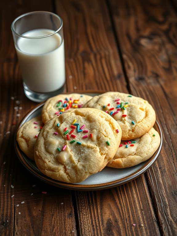 colorful festive cookie delights