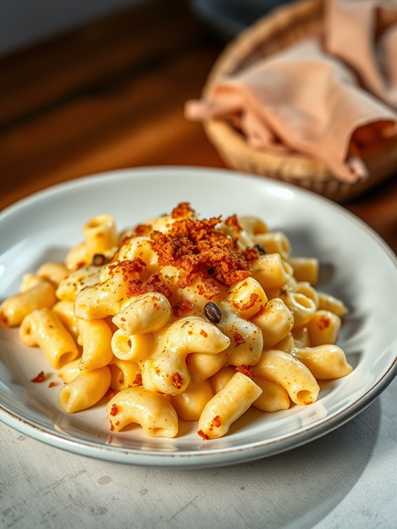 creamy cheesy pasta delight