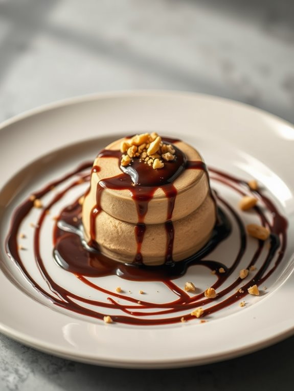 creamy chocolate peanut dessert