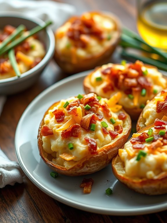 creamy ranch baked potatoes