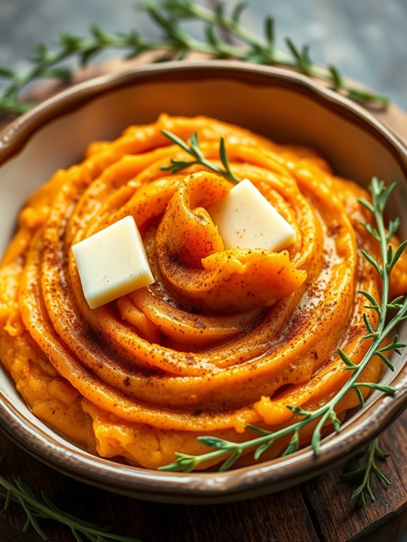 creamy sweet potato pur e