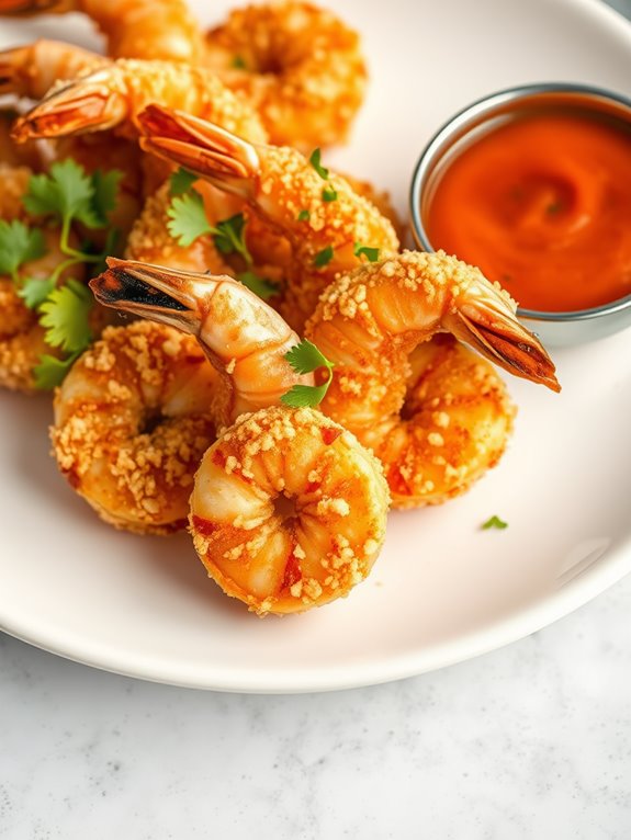 crispy air fried shrimp