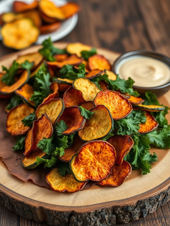 crispy air fried vegetables