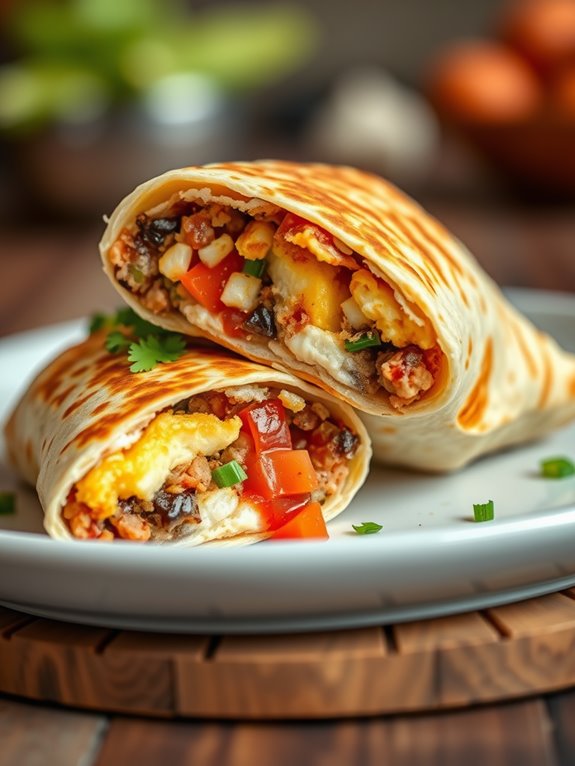 crispy air fryer burritos