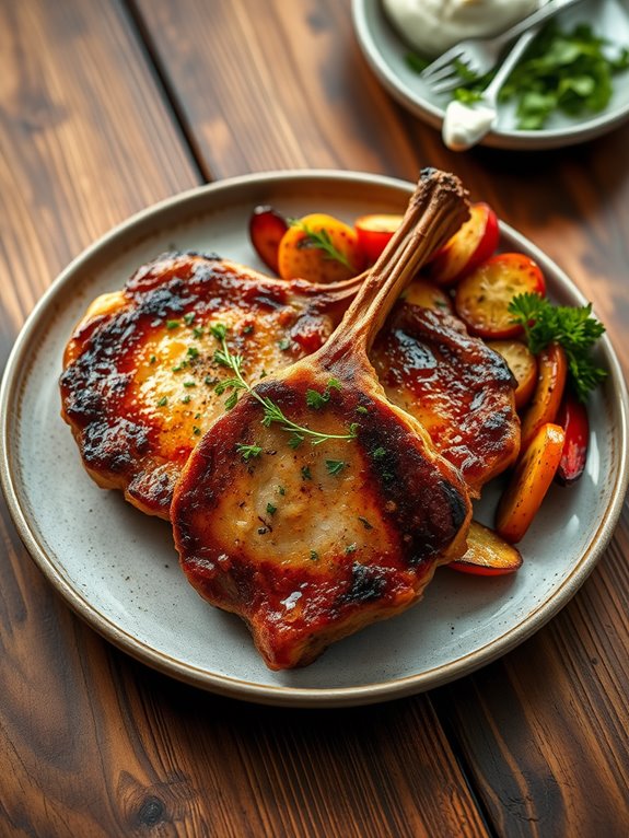 crispy air fryer chops