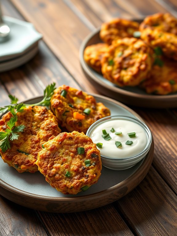 crispy air fryer fritters