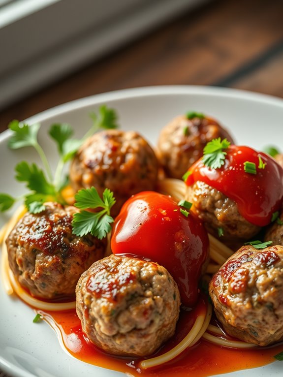 crispy air fryer meatballs 2