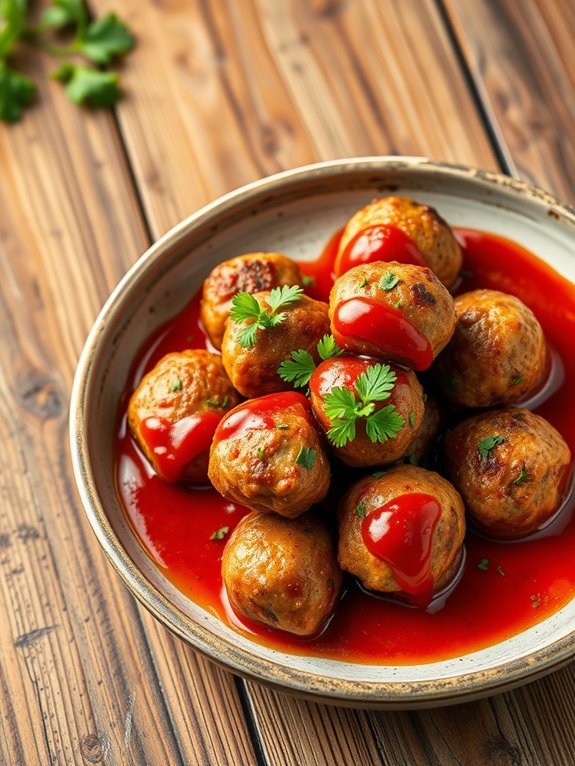 crispy air fryer meatballs