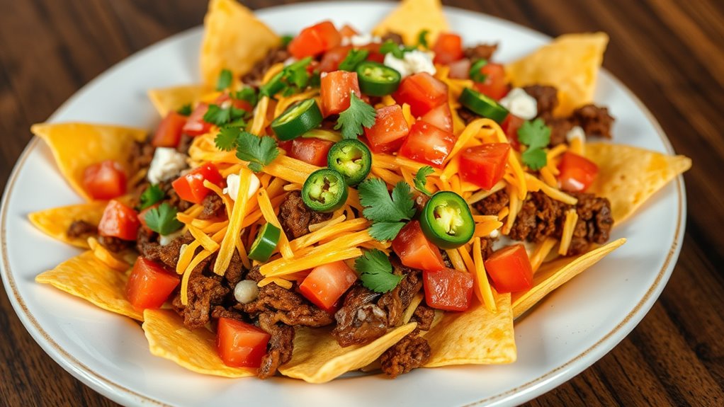 crispy air fryer nachos