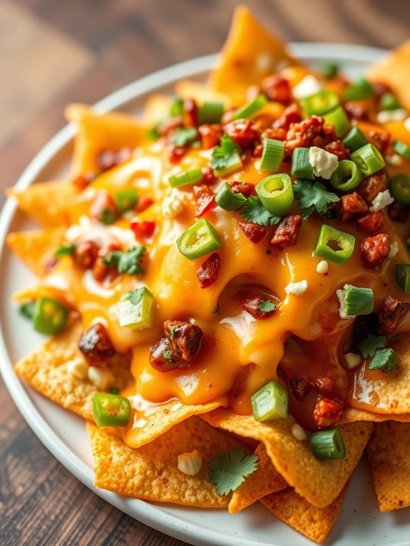 crispy air fryer nachos