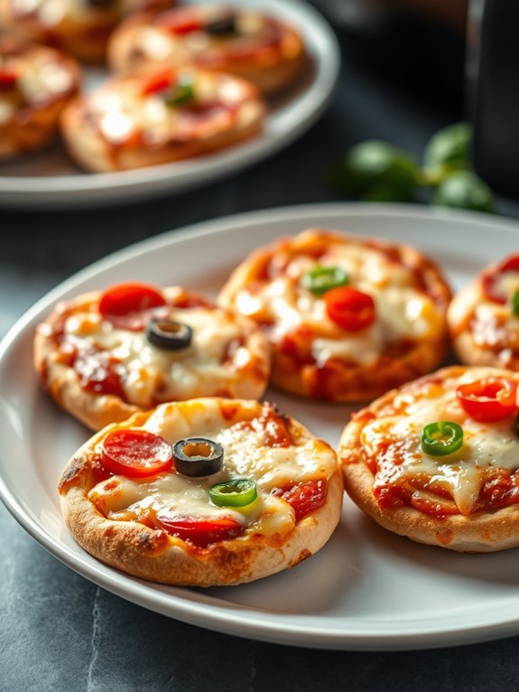 crispy air fryer pizzas