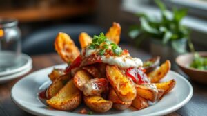 crispy air fryer potato wedges