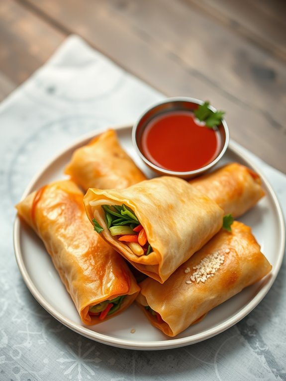 crispy air fryer rolls