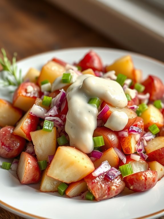 crispy air fryer salad