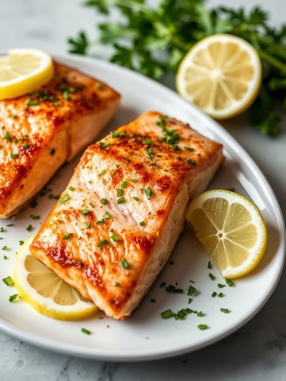 crispy air fryer salmon