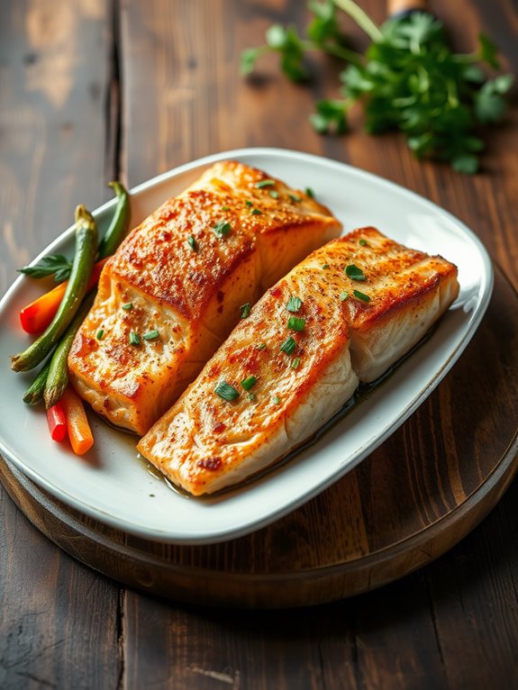 crispy air fryer salmon