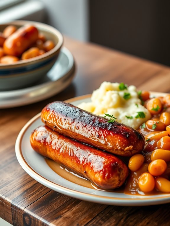 crispy air fryer sausages