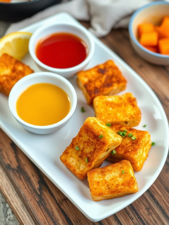 crispy air fryer tofu