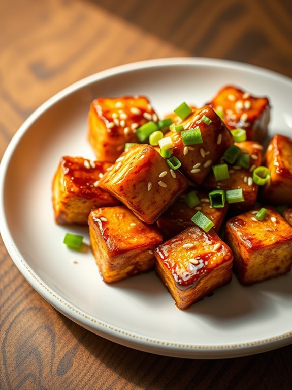 crispy air fryer tofu 3