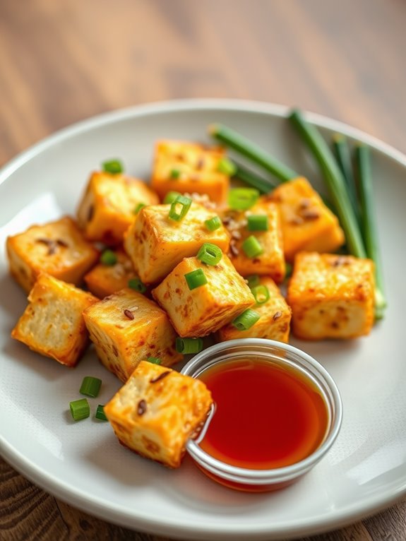 crispy air fryer tofu