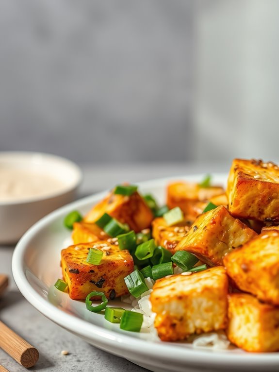 crispy air fryer tofu