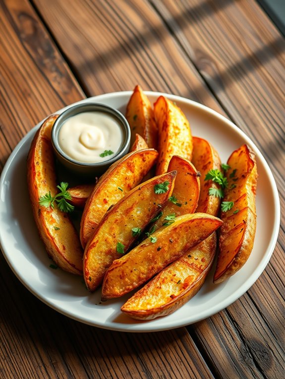 crispy air fryer wedges