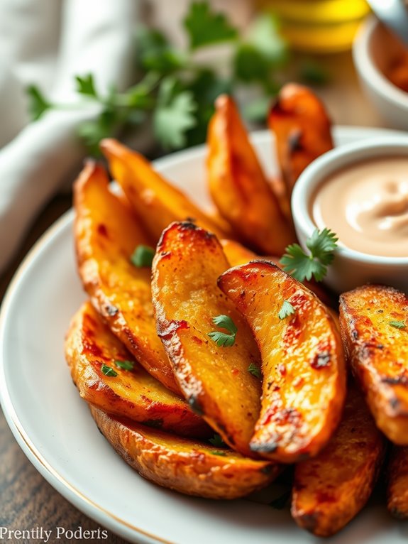 crispy air fryer wedges