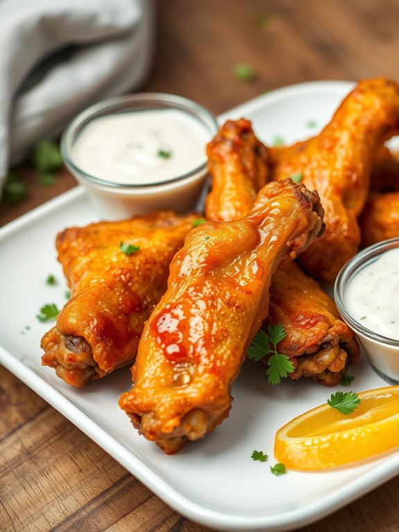 crispy air fryer wings