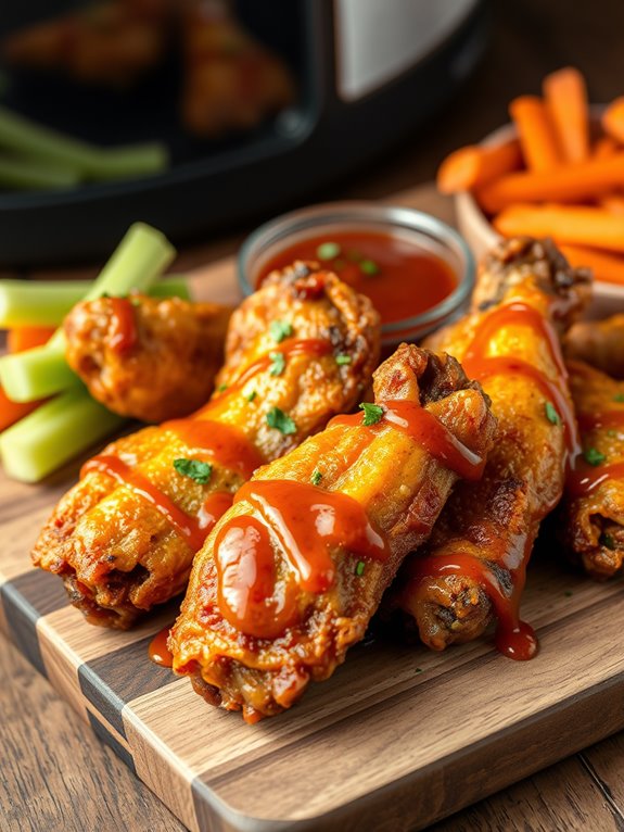 crispy air fryer wings